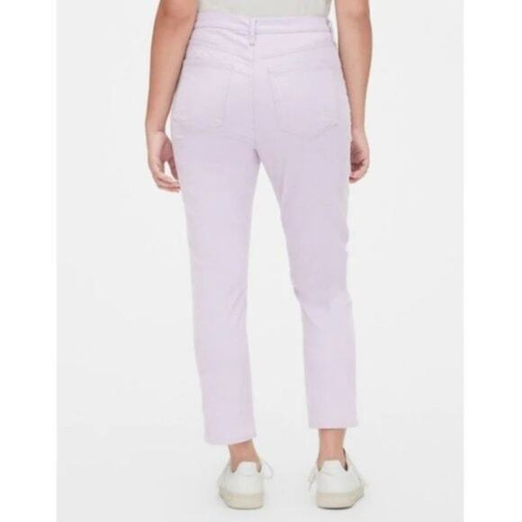GAP High Rise Cigarette Cords Secret Smoothing Purple 32 NWT - Picture 5 of 5